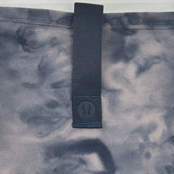 LULULEMON Customizable Snap Scarf OS Diamond Dye Lunar Rock True Navy - Picture 8 of 9